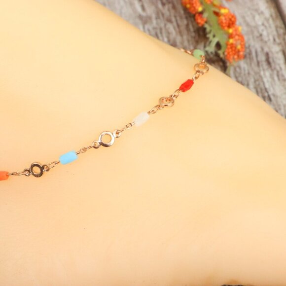 Dainty Anklet for Women – Elegant Everyday Jewelry & Perfect Gift | MLCRC1940 - Picture 10 of 10